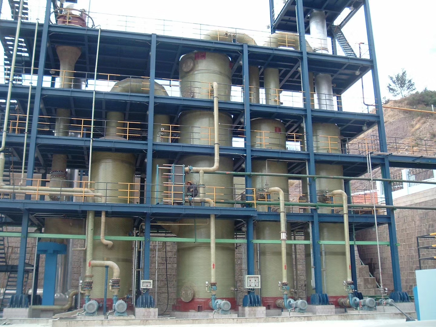 潿州島磚窯玻璃鋼脫硫塔工程施工廠家-加工安裝定做